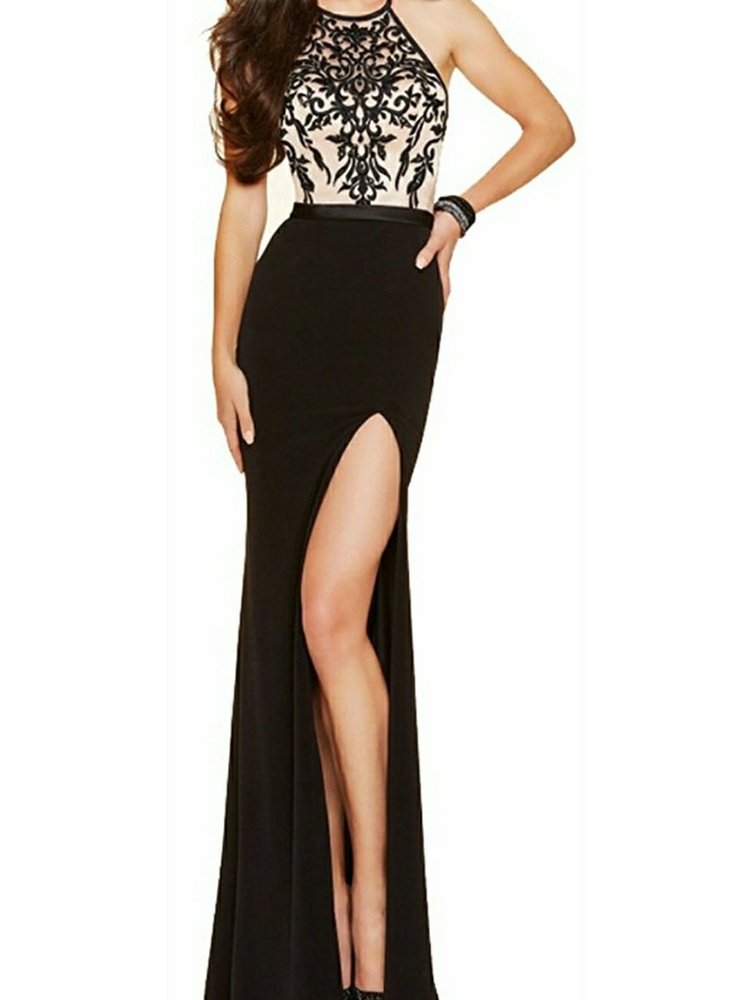 Long black dress